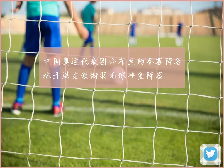 中国奥运代表团公布里约参赛阵容林丹谌龙领衔羽毛球冲金阵容